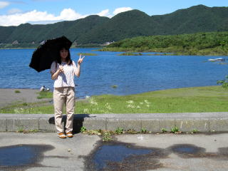 本栖湖は綺麗でした